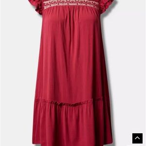 Torrid Pink Shift Dress - Size 1 (14/16)